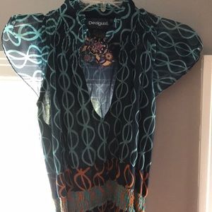 Desigual Cap sleeve mini dress